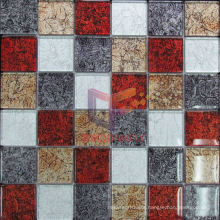 Gold Leaf Crystal Mosaic Glass Mosaic Tile (GF251)